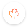 Maple Leaf icon: Your data stays in Canada.