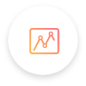 Icon for trend analysis.