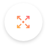 Scalable icon. Icon for scalable.