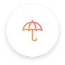 Icon for umbrella.