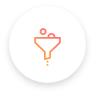 Filtering icon. Icon for filtering.