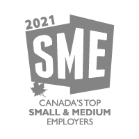 Logo of 2021 Canada's Top Small & Medium Employers.