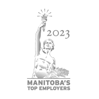 Logo of 2023 Manitoba's Top Employers.