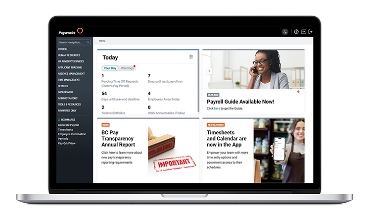 Payworks - Payroll, HR, Employee Self Service, Time & Absence and More